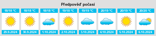 Weather outlook for the place Trinità d'Agultu e Vignola na WeatherSunshine.com