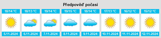 Weather outlook for the place Stornarella na WeatherSunshine.com