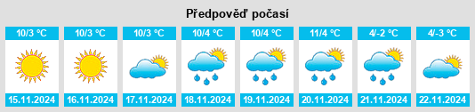 Weather outlook for the place San Pellegrino Terme na WeatherSunshine.com