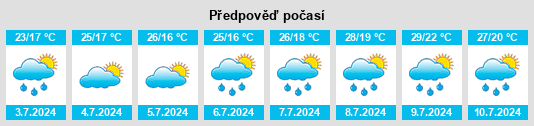 Weather outlook for the place Predosa na WeatherSunshine.com