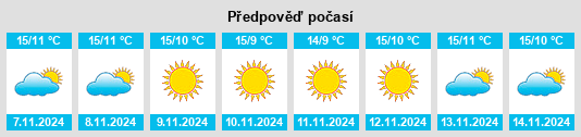 Weather outlook for the place Piano di Follo na WeatherSunshine.com