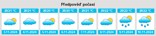 Weather outlook for the place Santana do Mundaú na WeatherSunshine.com