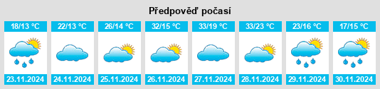 Weather outlook for the place Boa Vargem Grande na WeatherSunshine.com