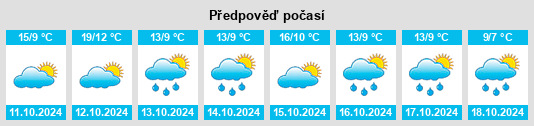 Weather outlook for the place Bogota na WeatherSunshine.com