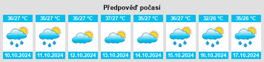 Weather outlook for the place Bodeh na WeatherSunshine.com