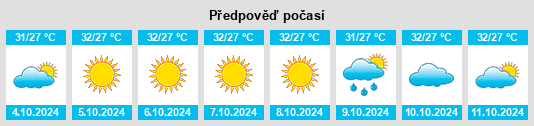 Weather outlook for the place Bercak na WeatherSunshine.com