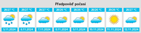 Weather outlook for the place Port Kennedy na WeatherSunshine.com