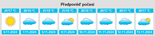 Weather outlook for the place Sanlúcar de Barrameda na WeatherSunshine.com