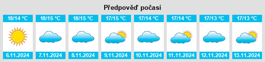 Weather outlook for the place Pedrera na WeatherSunshine.com