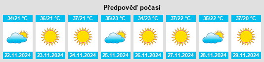 Weather outlook for the place Zanzan na WeatherSunshine.com