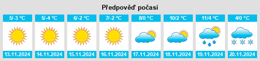 Weather outlook for the place Weitersfeld na WeatherSunshine.com